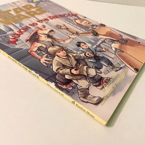 Vintage 1999 Anakin To The Rescue Star Wars Episode 1 Book with Stickers - Picture 5 of 16